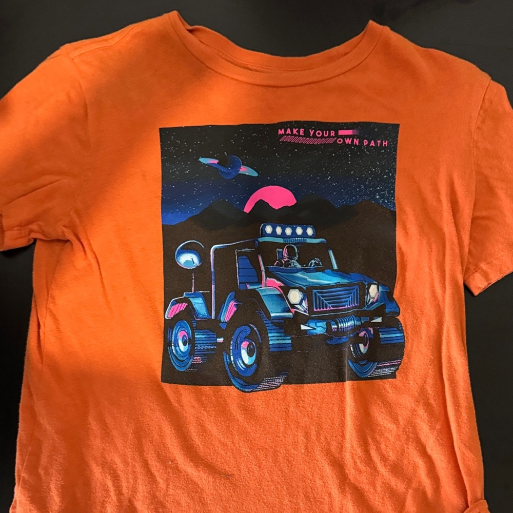 Old Navy Orange Kids Tee with Graphic